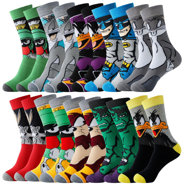 Cartoon Sokken Set - Comfort en Stijl met Jouw Favoriete Personages