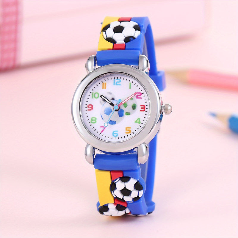 Voetbal Cartoon Horloge voor Kids - Tijd leren met plezier