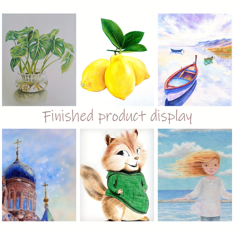 Set van 48 Gekleurde Potloden – Professionele Kwaliteit voor Teken- en Schilderprojecten