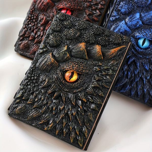 Fantasy Notitieboek met Draaksoog – Robuust en Kunstzinnig