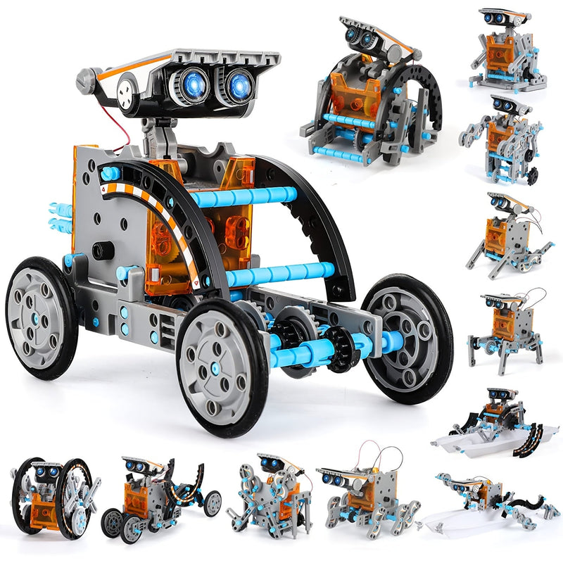 Solar Robo Builder - 12-in-1 Educatief Bouwspeelgoed met Zonne-energie
