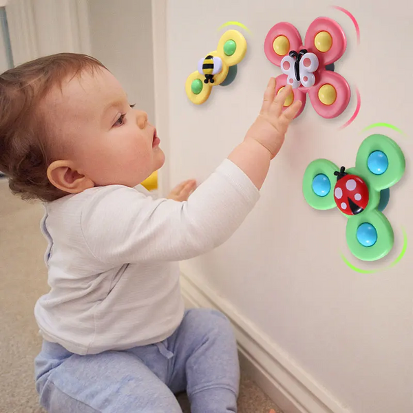 Zuignap Spinner Speelset van 3 - SpinFun