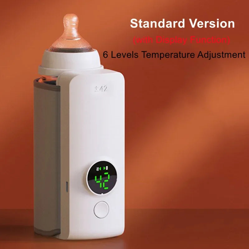 Draagbare babyflesverwarmer met temperatuurregeling – WarmEase