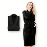 Luxe Unisex Coral Fleece Badjas – Ultra Zacht en Warm voor Jouw Comfort