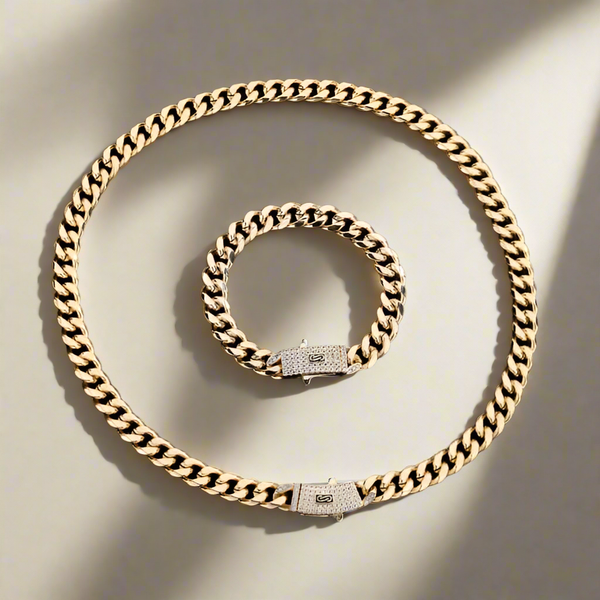 Elegante sieradenset | Stijlvol roestvrijstalen ontwerp