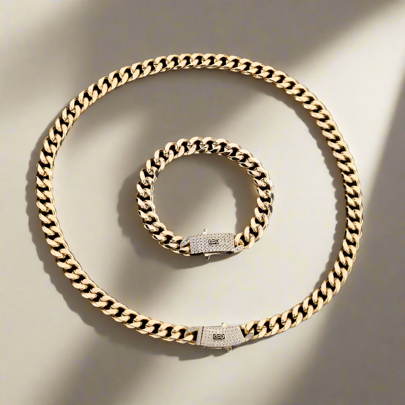 Elegante sieradenset | Stijlvol roestvrijstalen ontwerp
