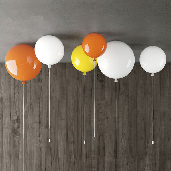 Compacte Moderne LED-Ballon-Plafondlamp – AuraLite