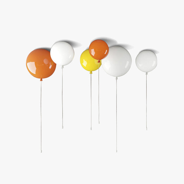 Compacte Moderne LED-Ballon-Plafondlamp – AuraLite