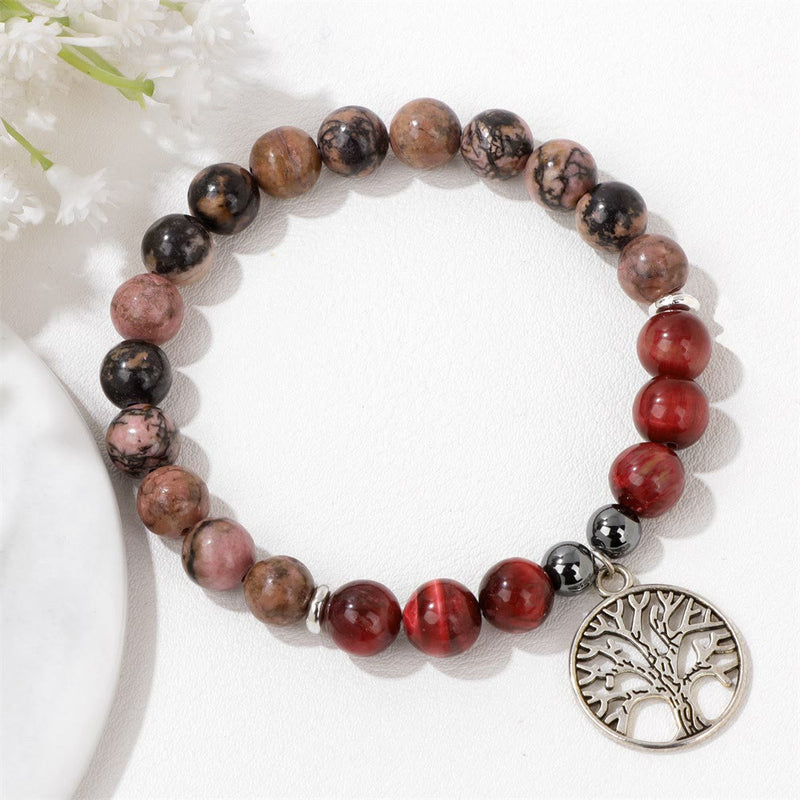 Natuurlijke Kristallen Levensboom Armband – Mila