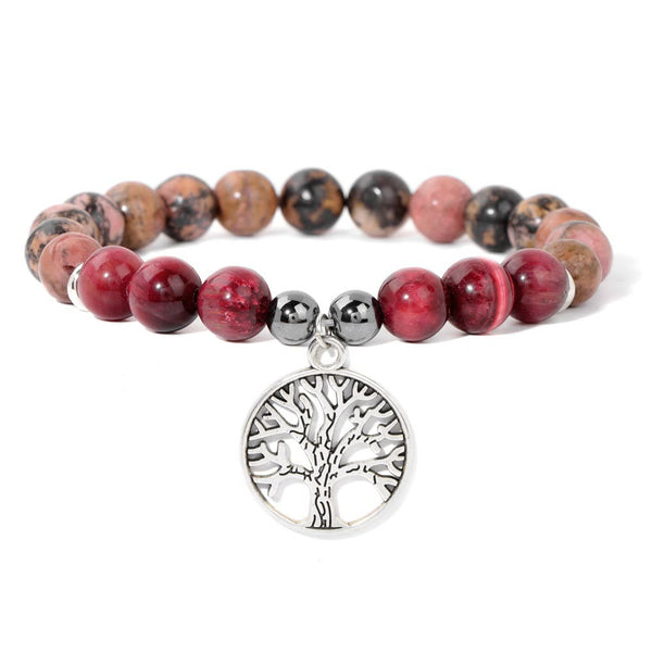 Natuurlijke Kristallen Levensboom Armband – Mila