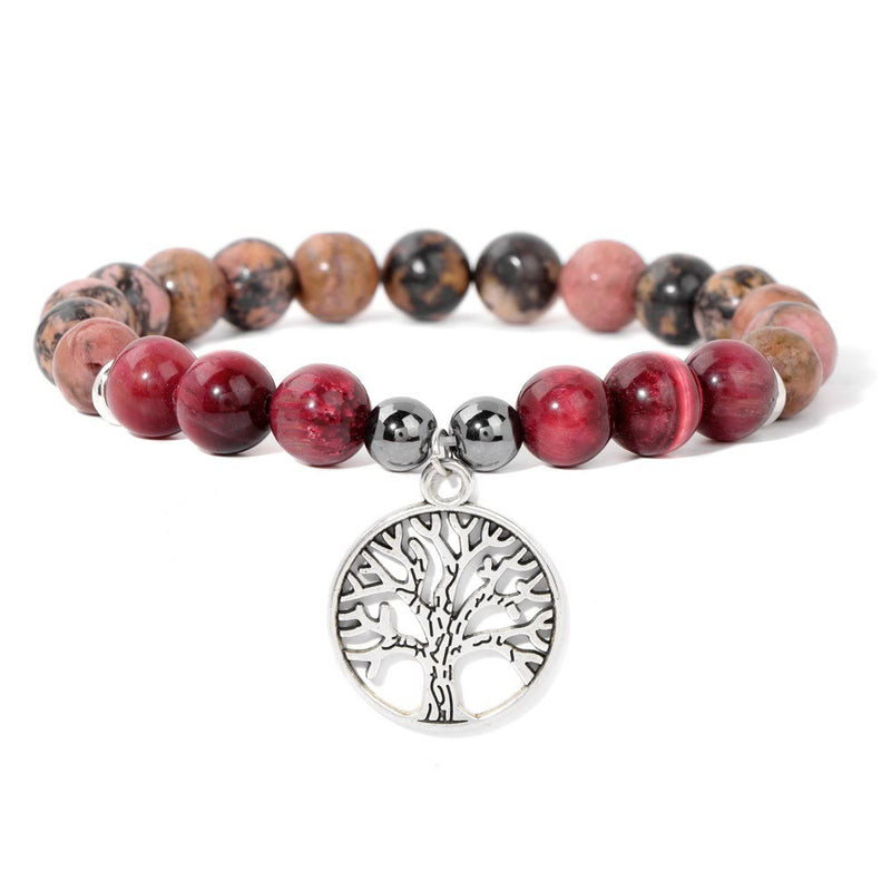Natuurlijke Kristallen Levensboom Armband – Mila