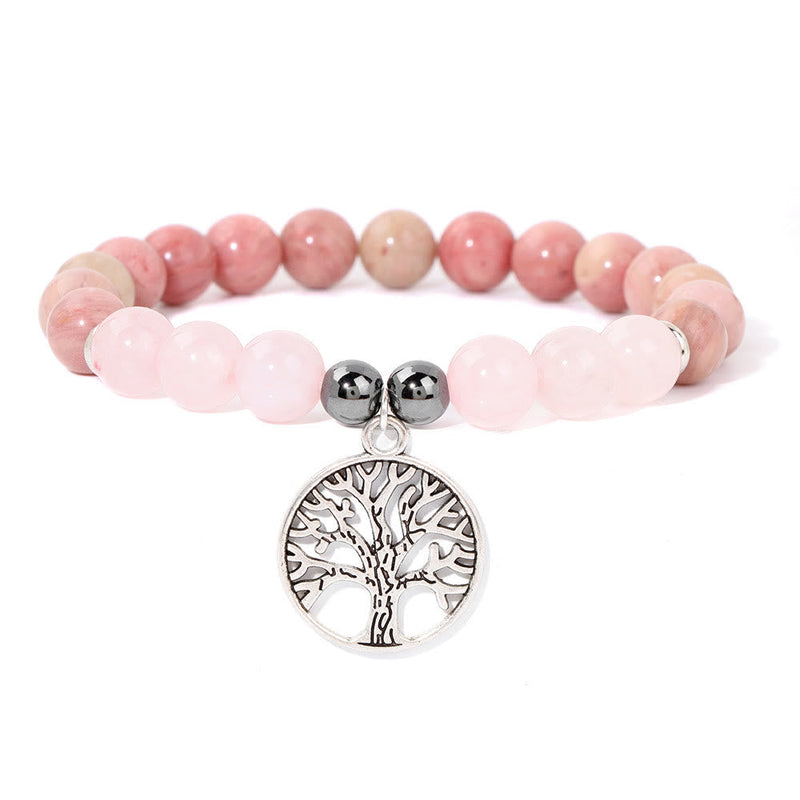 Natuurlijke Kristallen Levensboom Armband – Mila