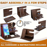 Stijlvolle houten opbergstandaard – Voor een georganiseerde ruimte