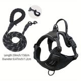 Reflecterend Hondenharnas met Leash Set - Verstelbaar en Veilig voor Wandelen en Training