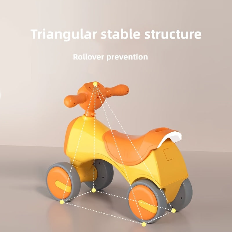 Stabiele Balanceerfiets voor Kinderen – Leren Lopen en Staan met Speelse Kleuren en Veiligheid