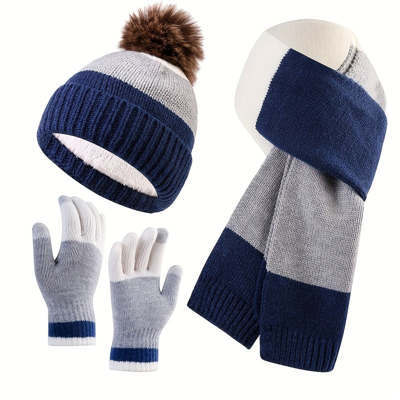 Trendy Winterset - Muts, Sjaal en Handschoenen voor Koude Dagen