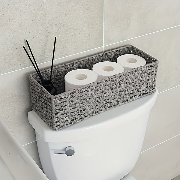 Geweven Opbergmand voor Toiletpapier - Praktisch en Duurzaam
