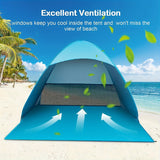 BreezeShield Strandtent – Bescherming en Comfort voor Elke Stranddag