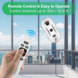 Volledig Automatische Raamreiniger – Intelligente Glasschrobber met Afstandsbediening voor Efficiënt Schoonmaken