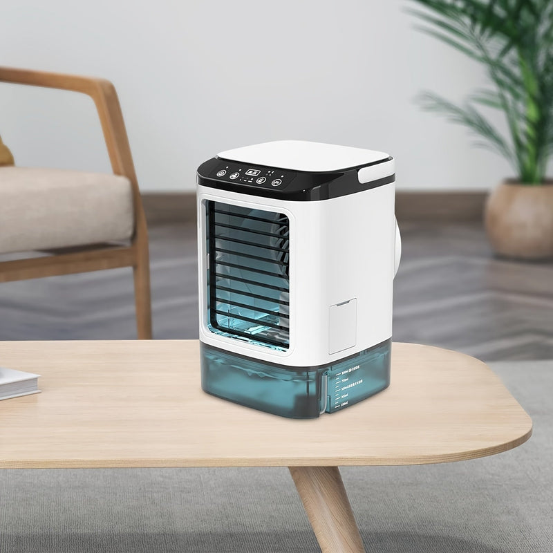 Draagbare Mini Watergekoelde Airconditioner – USB Voeding met Grote Tank