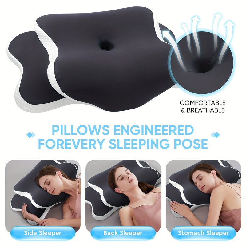 Ergonomisch Geheugenfoam Nekkussen – Voor Optimaal Comfort en Ondersteuning tijdens de Nacht