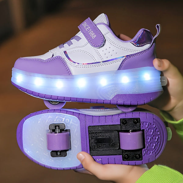 GlowRiders Roller Sneakers - Voor Kinderen met Lichtspektakel