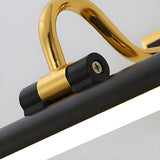 Luxueuze Zwart-Gouden Spiegellamp – LumoGold