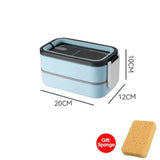 2-Laagse RVS Bento-Lunchbox - MealMate