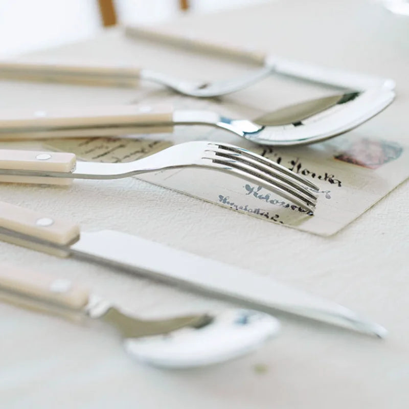 24-delig RVS Bestekset met Gravure-Design – BistroLine