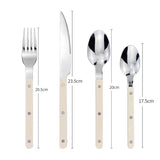 24-delig RVS Bestekset met Gravure-Design – BistroLine