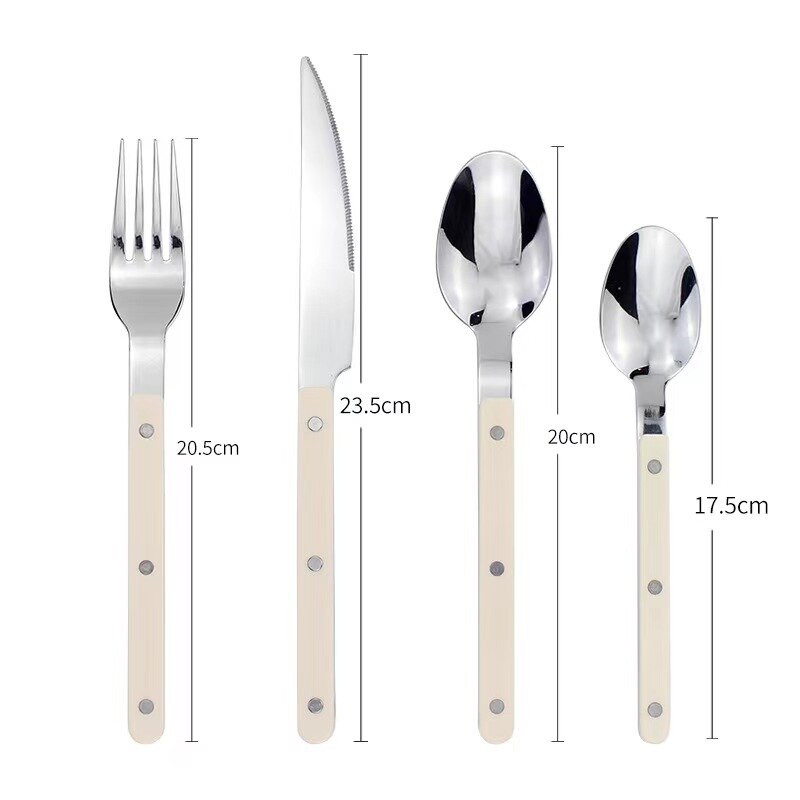24-delig RVS Bestekset met Gravure-Design – BistroLine