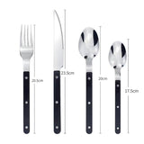 24-delig RVS Bestekset met Gravure-Design – BistroLine