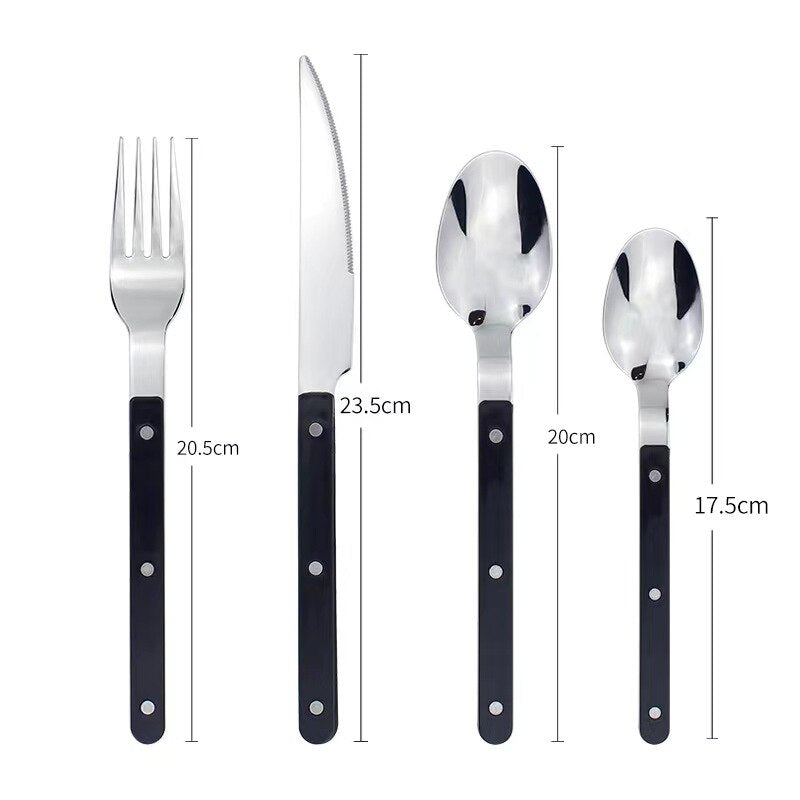 24-delig RVS Bestekset met Gravure-Design – BistroLine