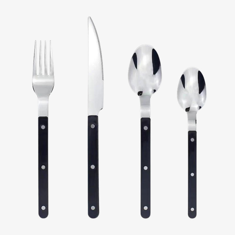 24-delig RVS Bestekset met Gravure-Design – BistroLine