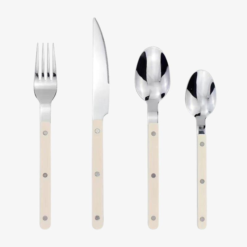 24-delig RVS Bestekset met Gravure-Design – BistroLine