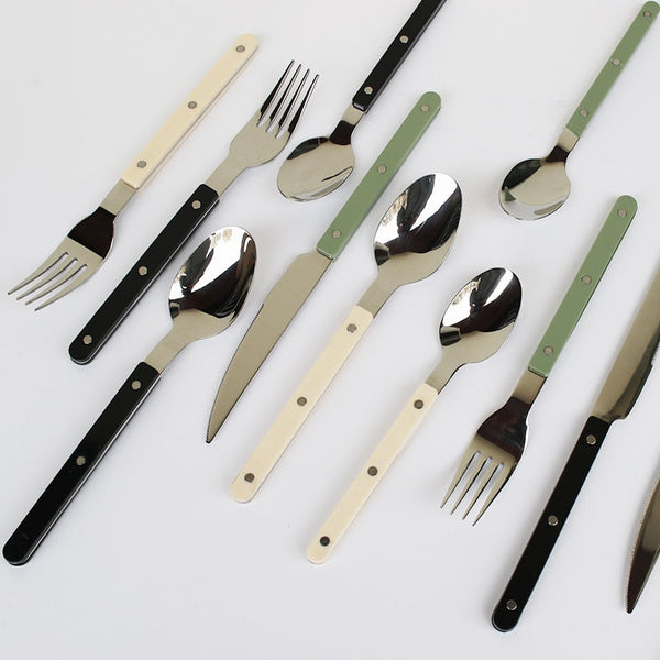 24-delig RVS Bestekset met Gravure-Design – BistroLine