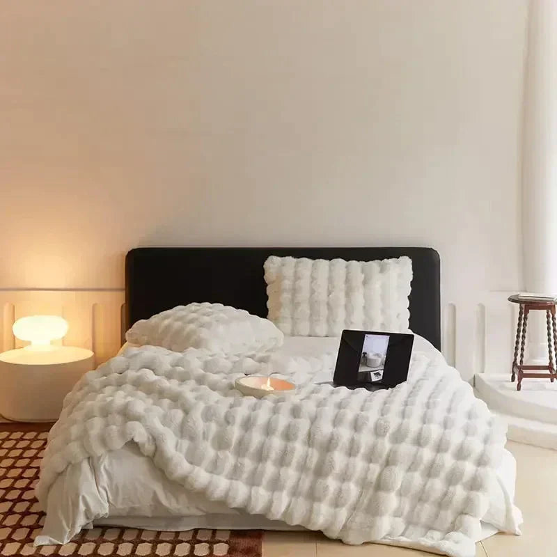 Draagbare Knuffeldeken van Kunstbont - VeluLuxe