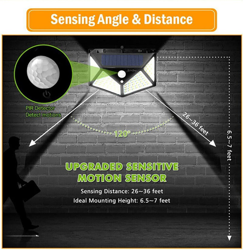 Multifunctionele Solar Lamp - Waterdichte LED Tuinverlichting met Bewegingssensor