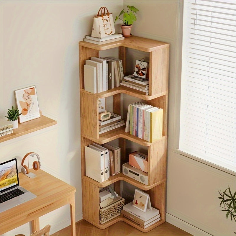 CornerWood Massief Houten Hoekkast – Compact en Praktisch