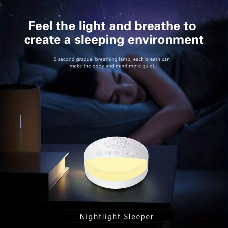 Sleep Sound White Noise Machine - Rustgevende Geluiden voor Betere Slaap en Ontspanning