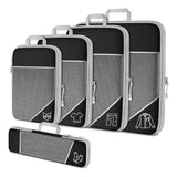 Compressie Reisorganisers | Slimme Inpakoplossing | Ruimtebesparende Bagage Cubes | Perfect Voor Vakanties & Zakenreizen | 5-delige Set | Lichtgewicht & Duurzaam | Maximale Ruimtebesparing | Avontuurlijke Reiskompanen