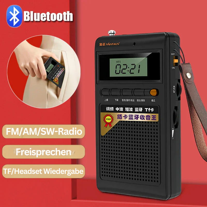 Draagbare Bluetooth-radio en MP3-speler - SoundPocket Mini