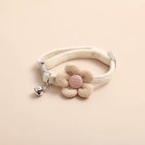 Verstelbaar kattenhalsband met bloem - FlowerCharm