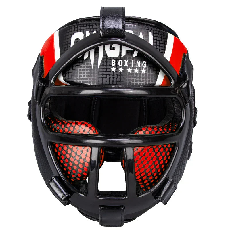 Premium Hoofdbescherming met Gezichtsbeschermmasker – FightGuard