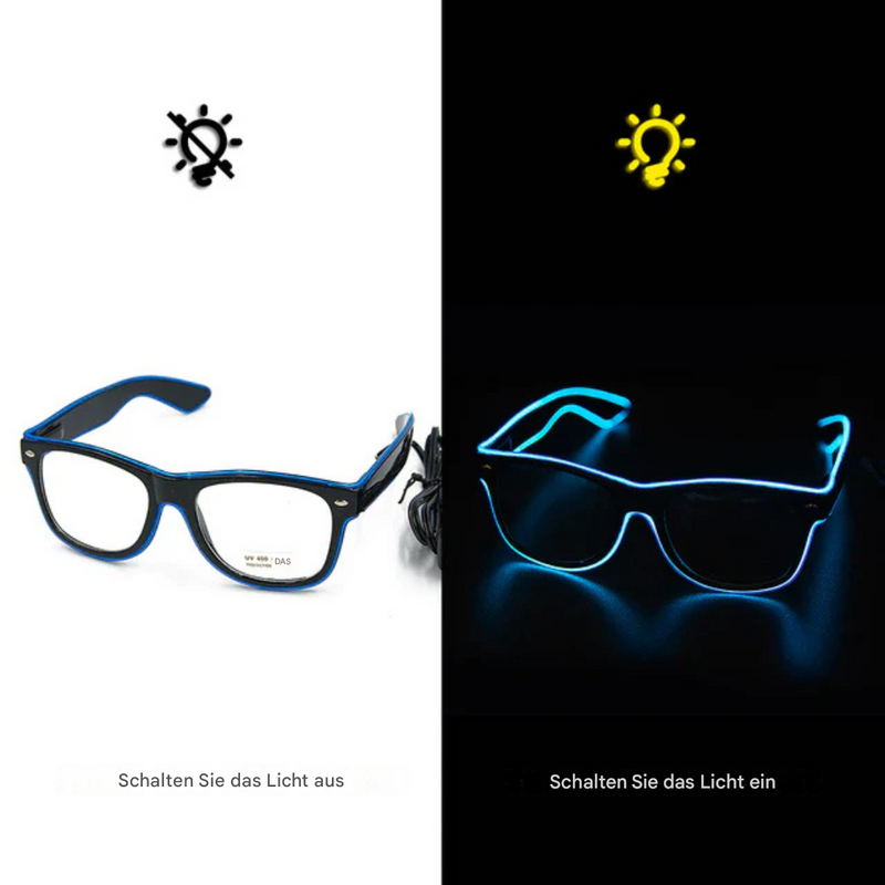 Gloeiende Neonbril - LumaGlow