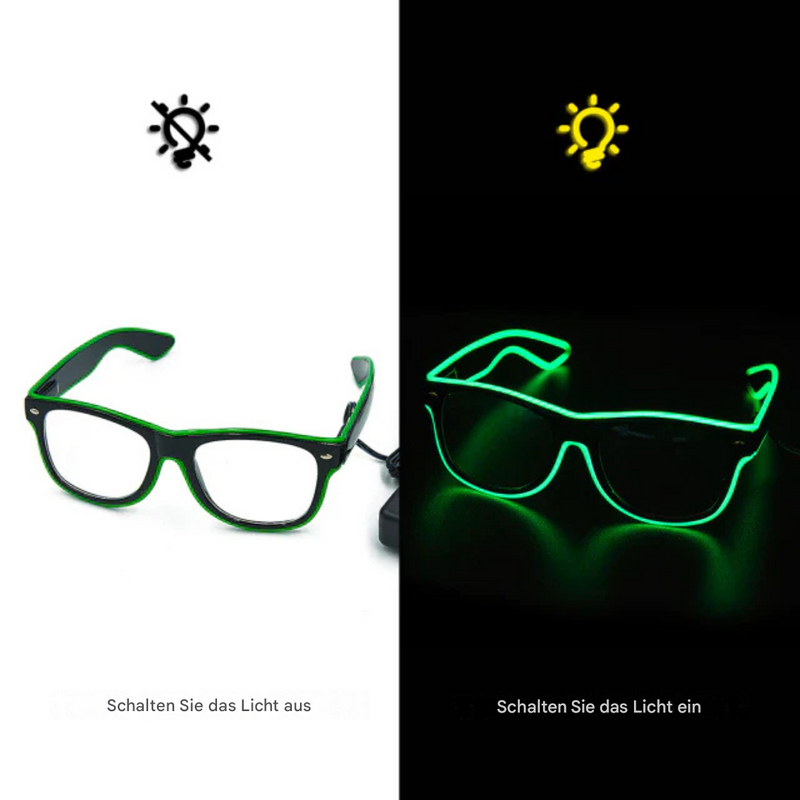 Gloeiende Neonbril - LumaGlow
