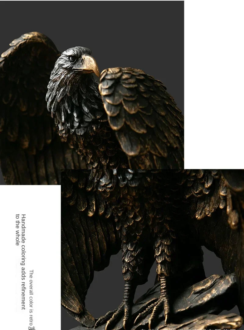 Decoratieve Bronzen Adelaar Sculptuur – Aquila