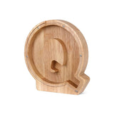 Houten Alfabet Spaarvarken - LetterSaver