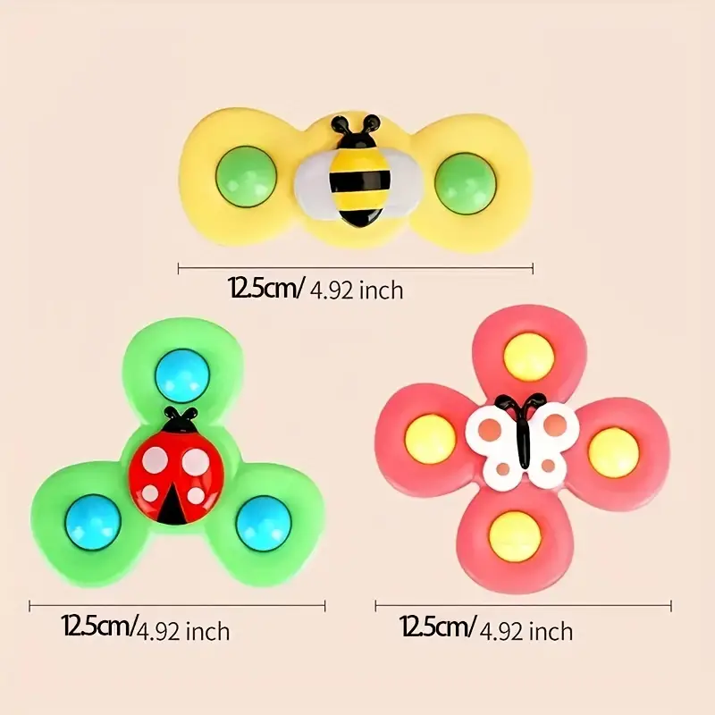 Zuignap Spinner Speelset van 3 - SpinFun