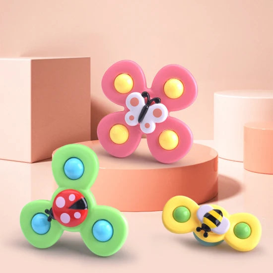 Zuignap Spinner Speelset van 3 - SpinFun